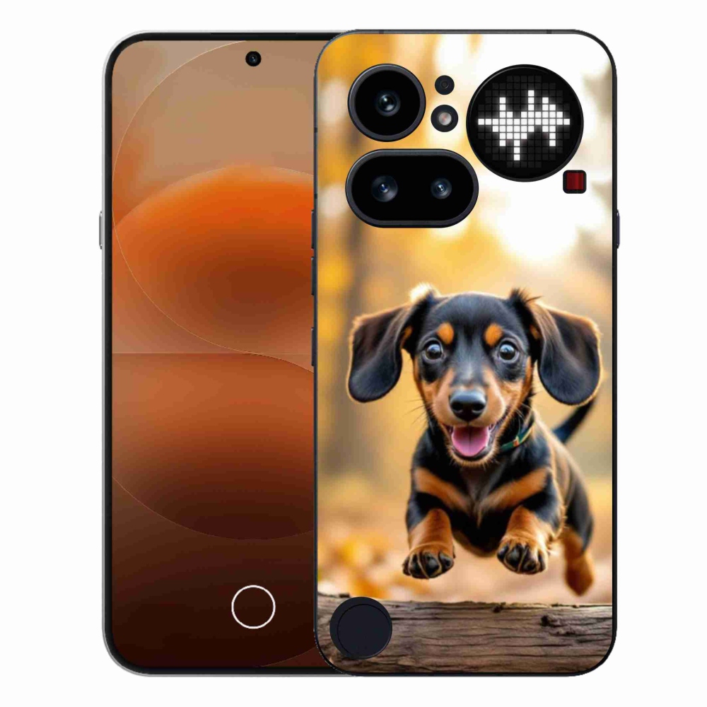 Gélový kryt mmCase na Nothing Phone (4a) - jazvečík 2