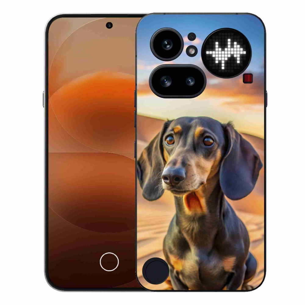 Gélový kryt mmCase na Nothing Phone (4a) - jazvečík 3