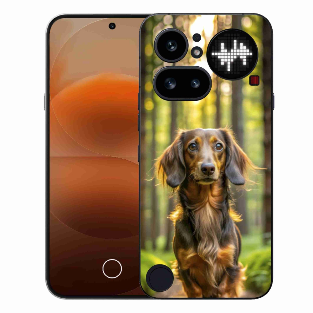 Gélový kryt mmCase na Nothing Phone (4a) - jazvečík 4