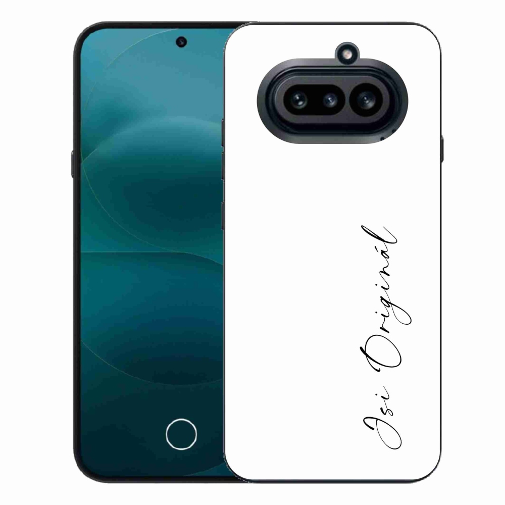 Gélový kryt mmCase na Nothing Phone (4a) - si originál biele pozadie