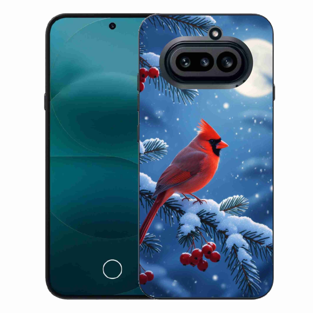 Gélový kryt mmCase na Nothing Phone (4a) - kardinál červený