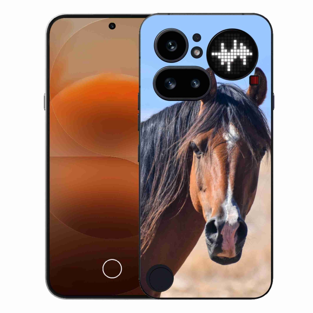 Gélový kryt mmCase na Nothing Phone (4a) - pokojný kôň