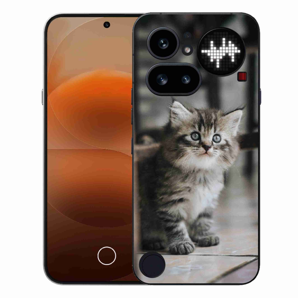 Gélový kryt mmCase na Nothing Phone (4a) - mačiatko