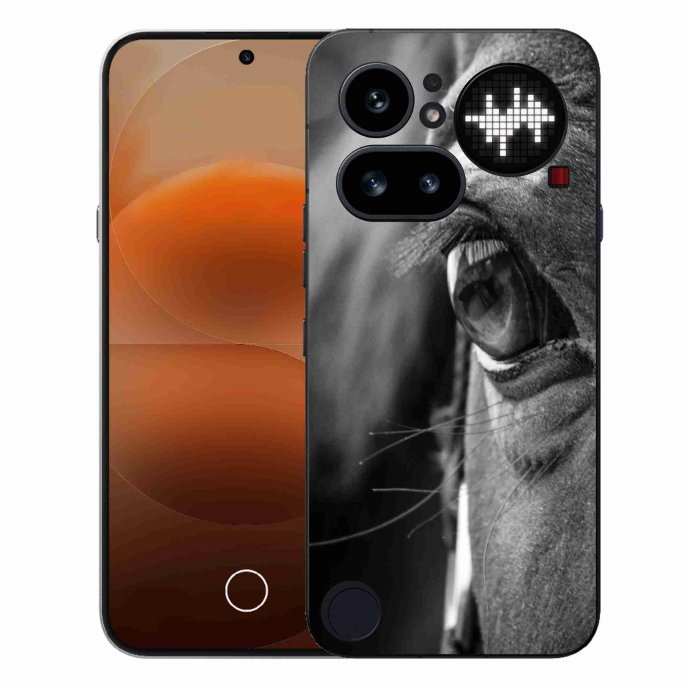 Gélový kryt mmCase na Nothing Phone (4a) - konský pohľad