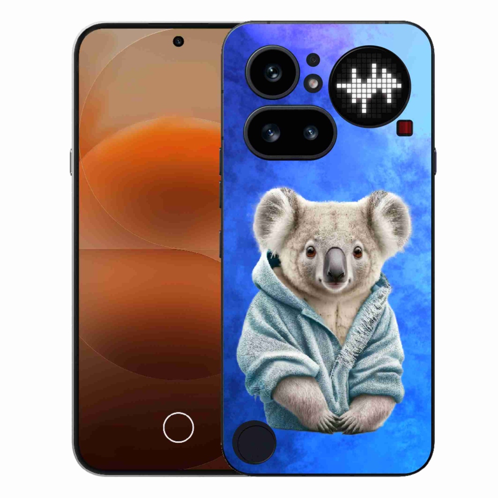 Gélový kryt mmCase na Nothing Phone (4a) - koala vo svetri