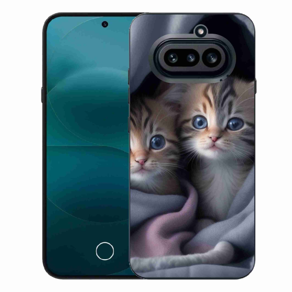 Gélový kryt mmCase na Nothing Phone (4a) - mačacie duo 2
