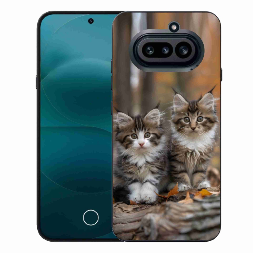Gélový kryt mmCase na Nothing Phone (4a) - mačacie duo 3