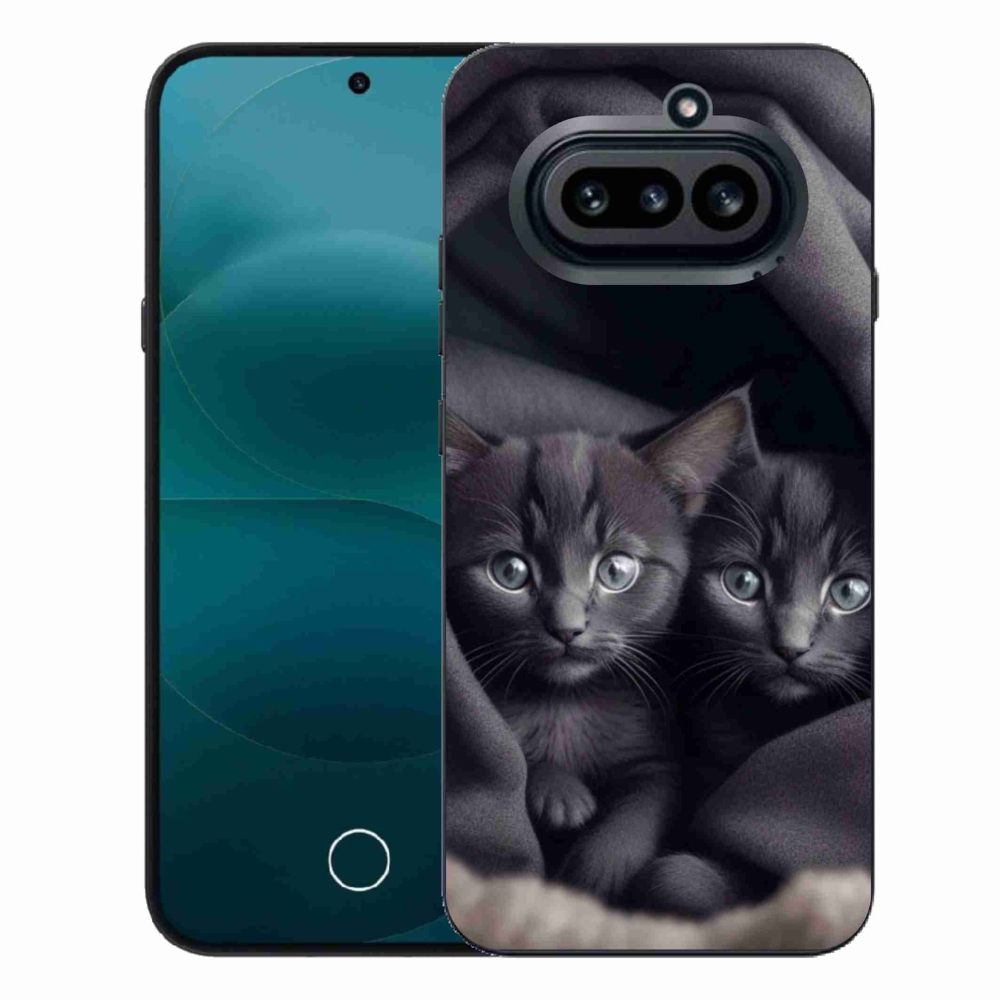 Gélový kryt mmCase na Nothing Phone (4a) - mačacie duo