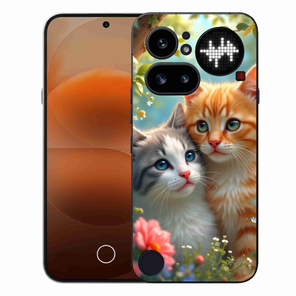 Gélový kryt mmCase na Nothing Phone (4a) - mačacia láska 2