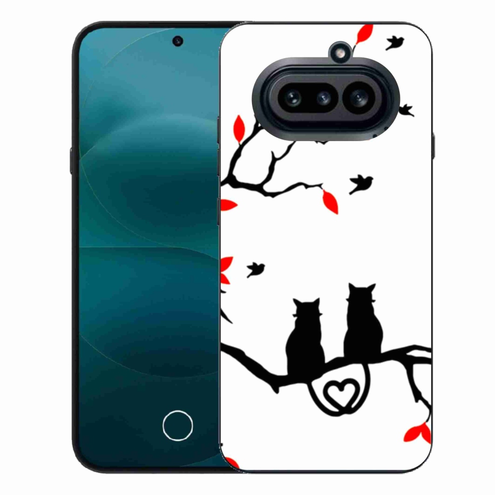 Gélový kryt mmCase na Nothing Phone (4a) - mačacia láska
