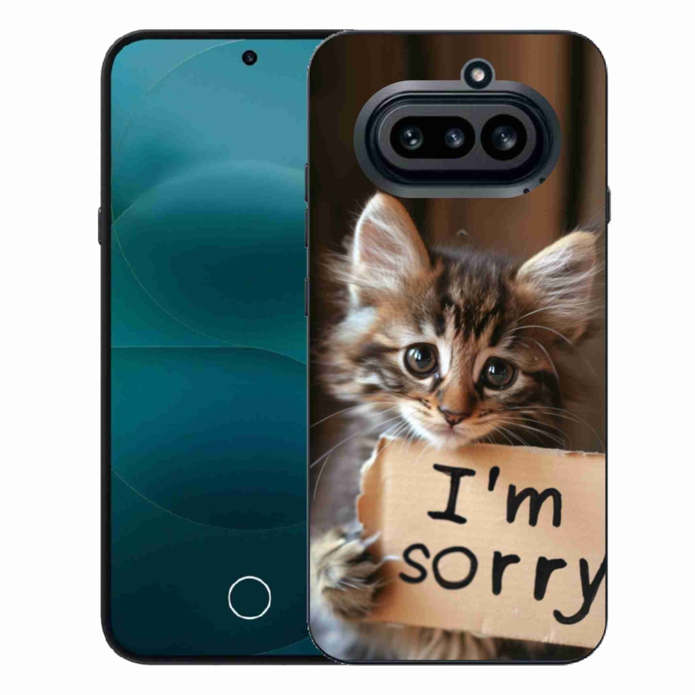 Gélový kryt mmCase na Nothing Phone (4a) - mačacie ospravedlnenie