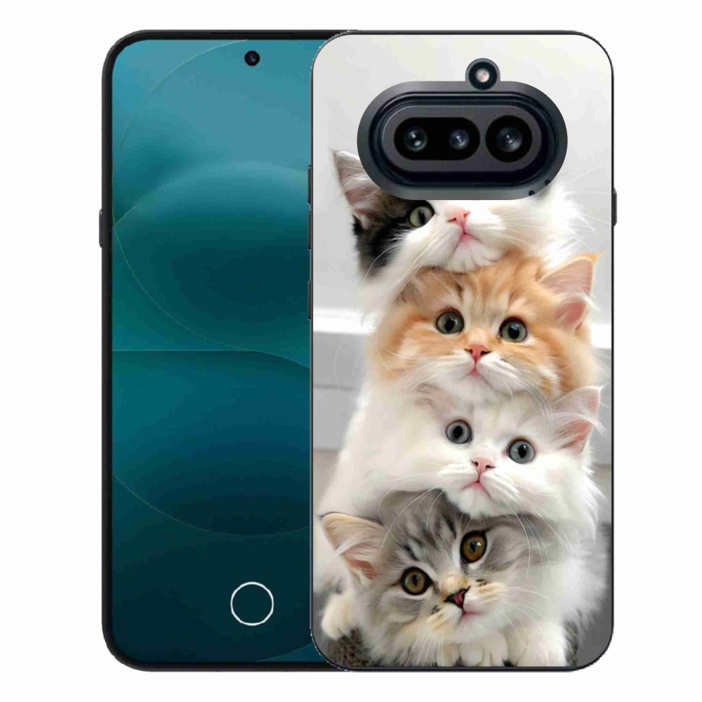 Gélový kryt mmCase na Nothing Phone (4a) - mačacia partia