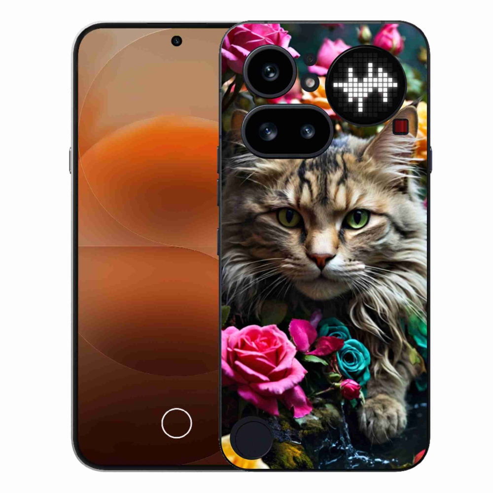 Gélový kryt mmCase na Nothing Phone (4a) - mačacie pohľad 2