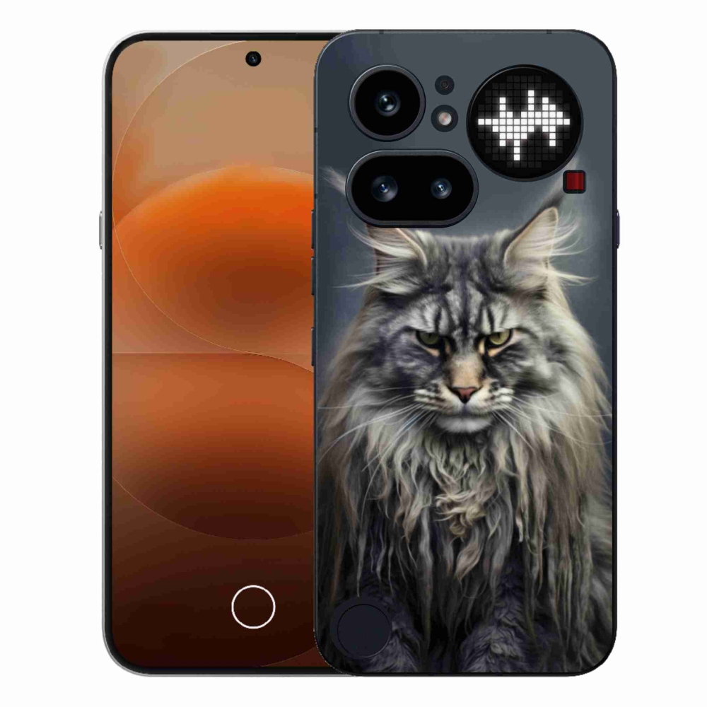 Gélový kryt mmCase na Nothing Phone (4a) - mačacie pohľad 4