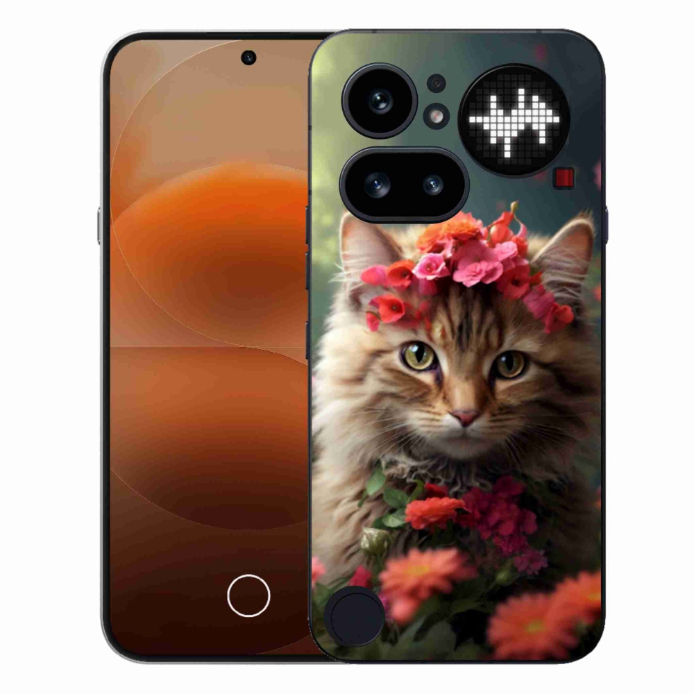 Gélový kryt mmCase na Nothing Phone (4a) - mačacia princezná