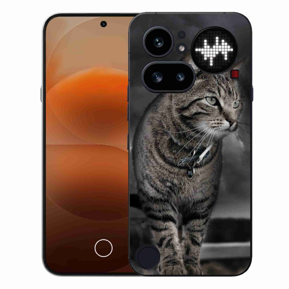 Gélový kryt mmCase na Nothing Phone (4a) - mačka