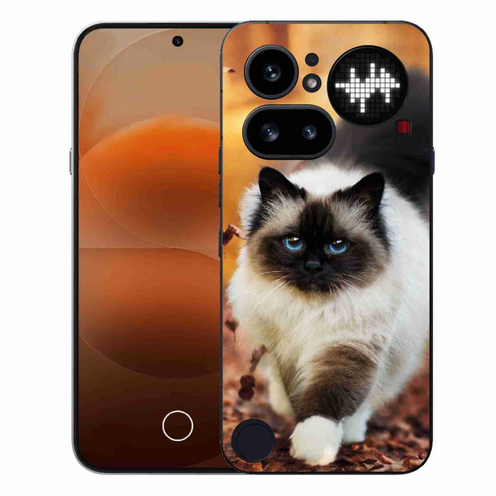 Gélový kryt mmCase na Nothing Phone (4a) - mačka