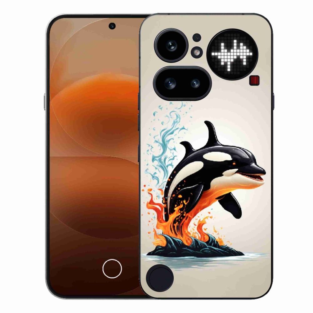 Gélový kryt mmCase na Nothing Phone (4a) - kosatka