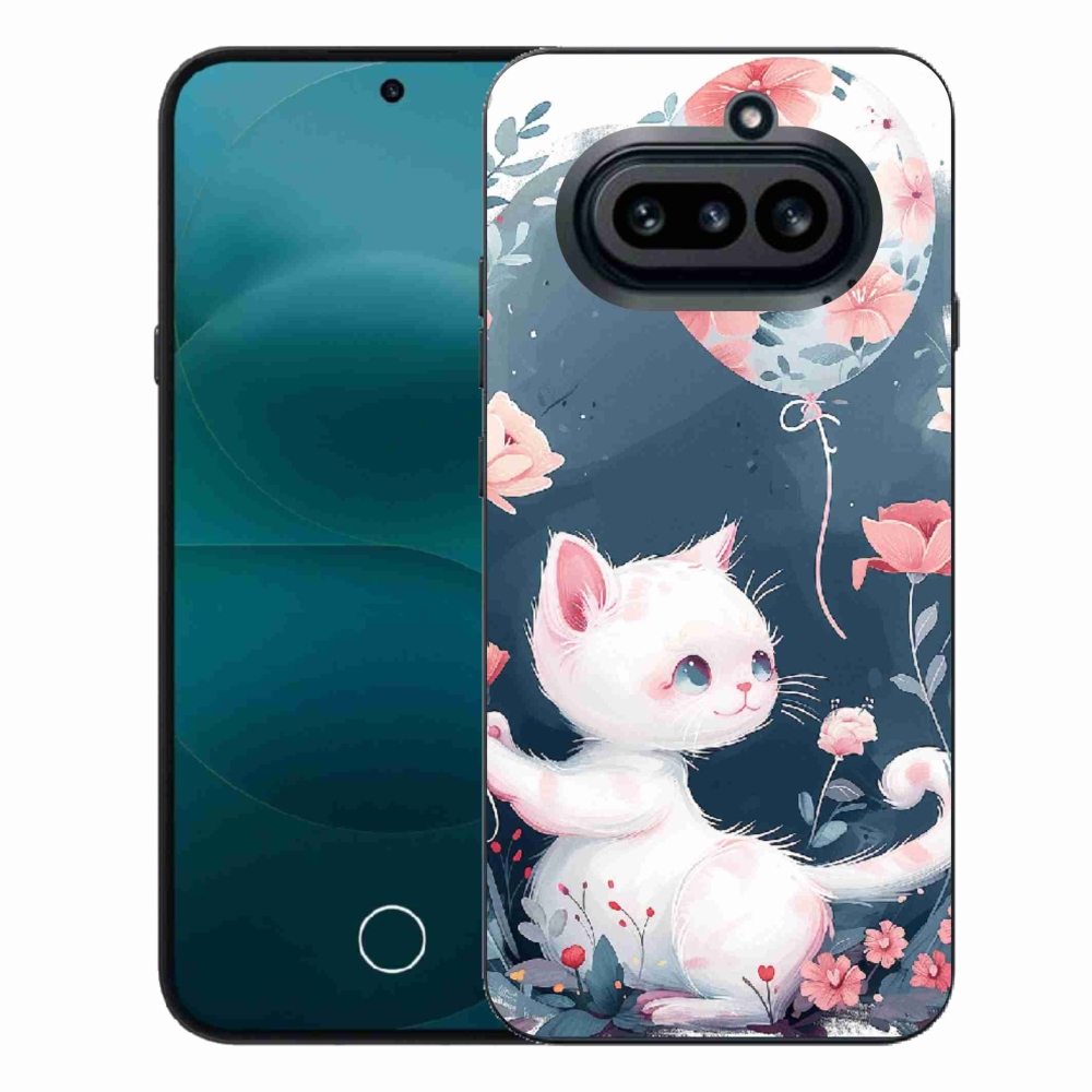 Gélový kryt mmCase na Nothing Phone (4a) - mačiatko s balónikom