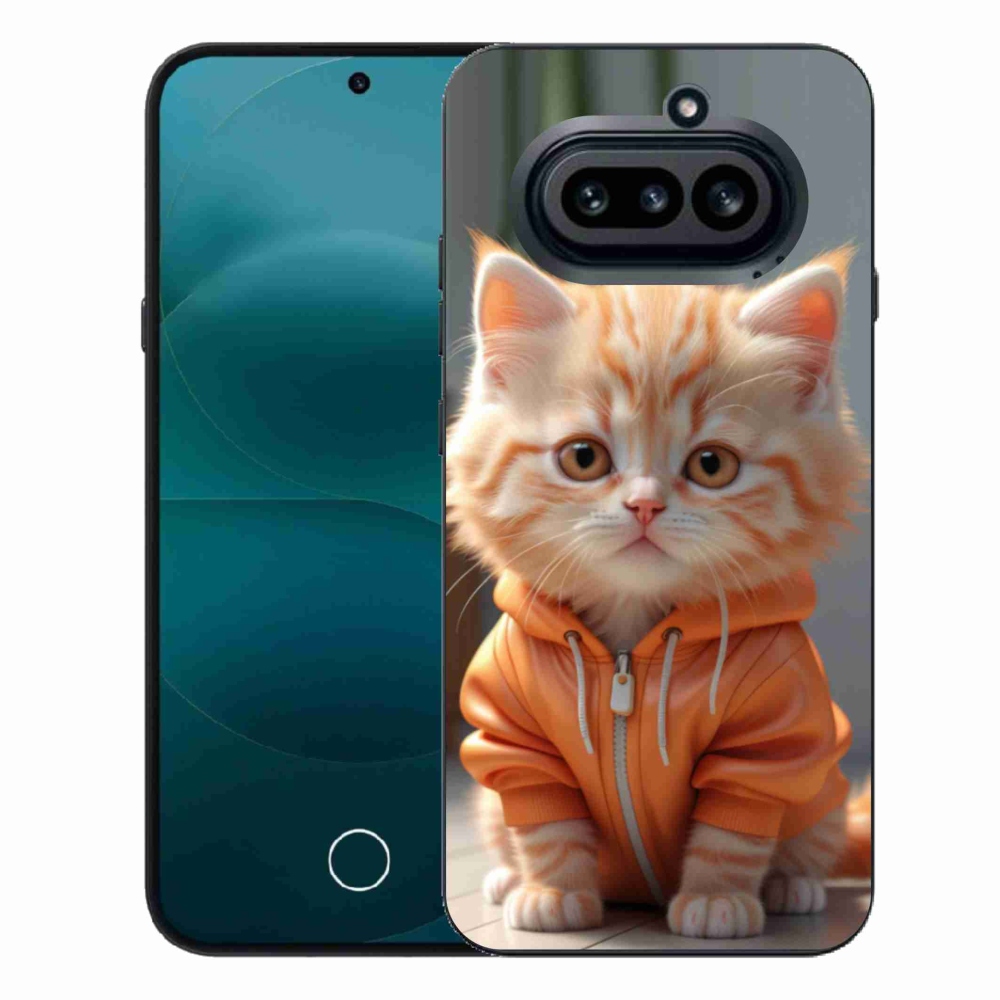 Gélový kryt mmCase na Nothing Phone (4a) - mačiatko v mikine