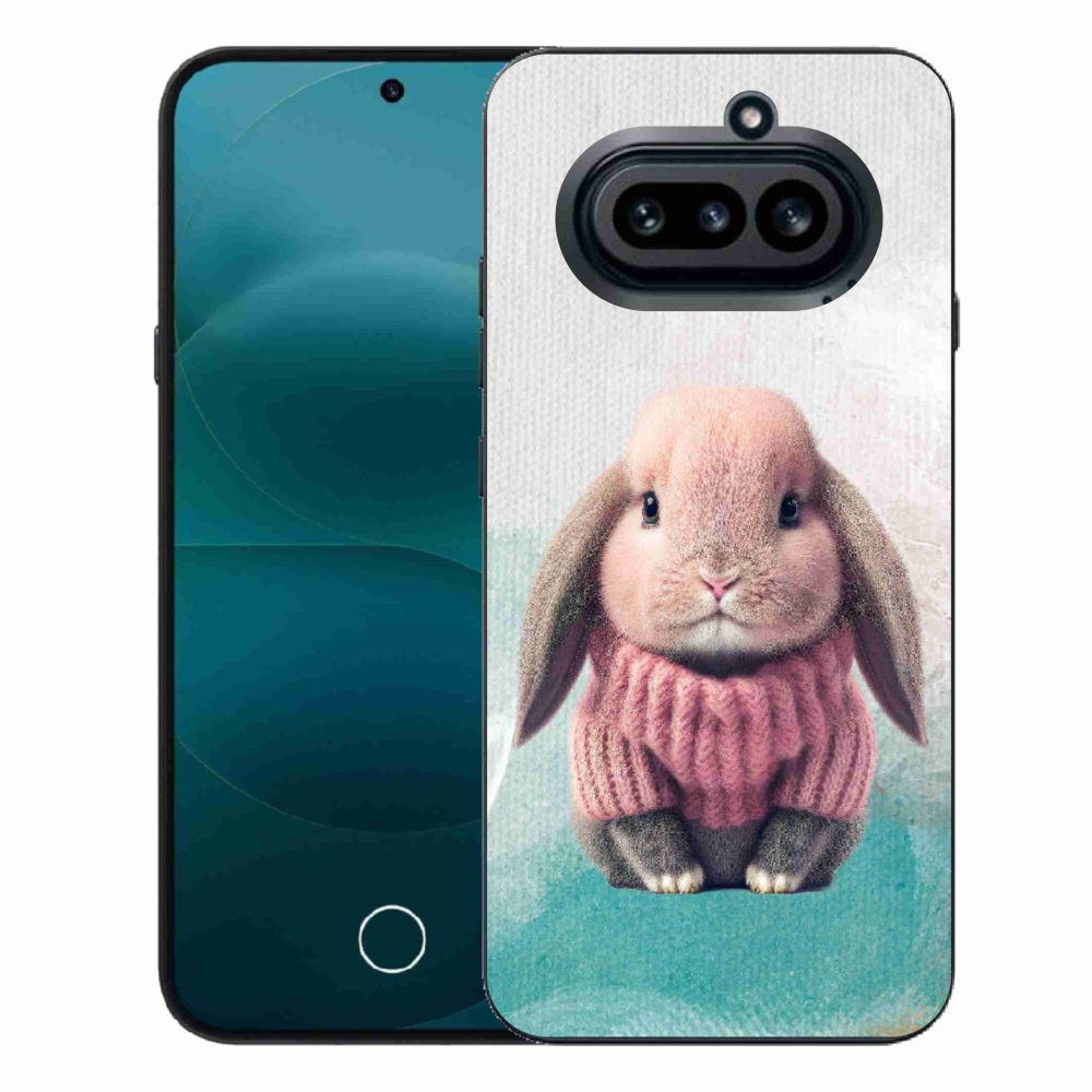 Gélový kryt mmCase na Nothing Phone (4a) - zajačik vo svetri