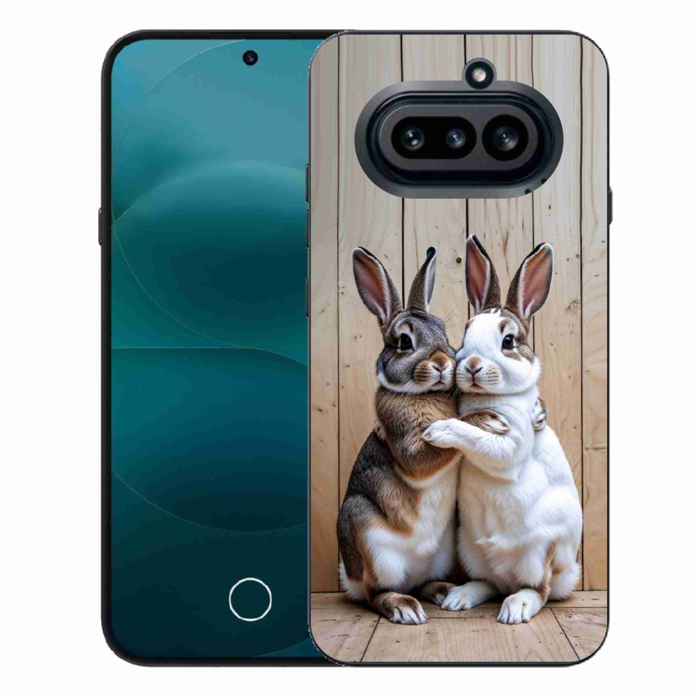 Gélový kryt mmCase na Nothing Phone (4a) - králičie pár