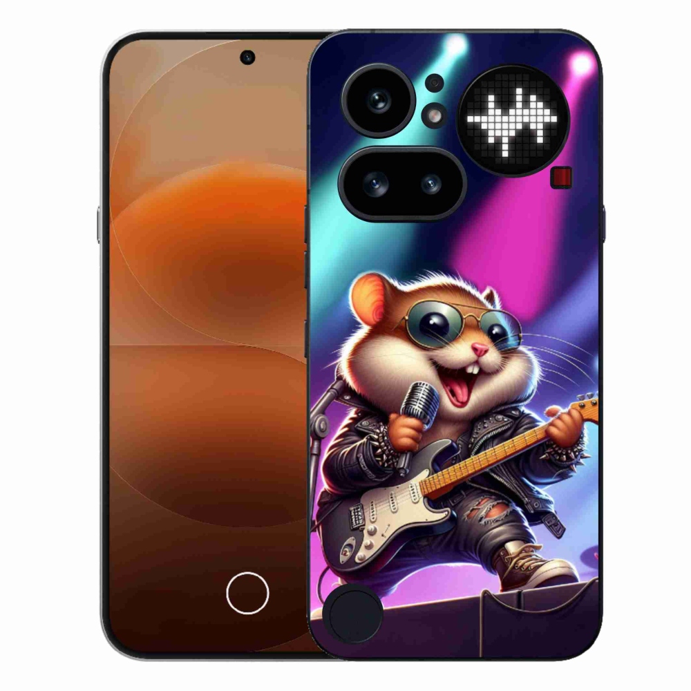 Gélový kryt mmCase na Nothing Phone (4a) - škrečok rocker
