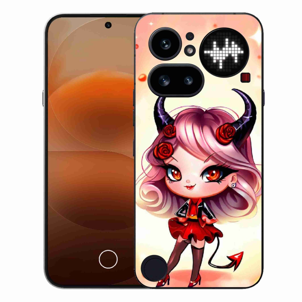 Gélový kryt mmCase na Nothing Phone (4a) - kreslená čertica