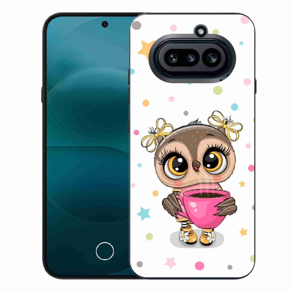 Gélový kryt mmCase na Nothing Phone (4a) - kreslená sovička
