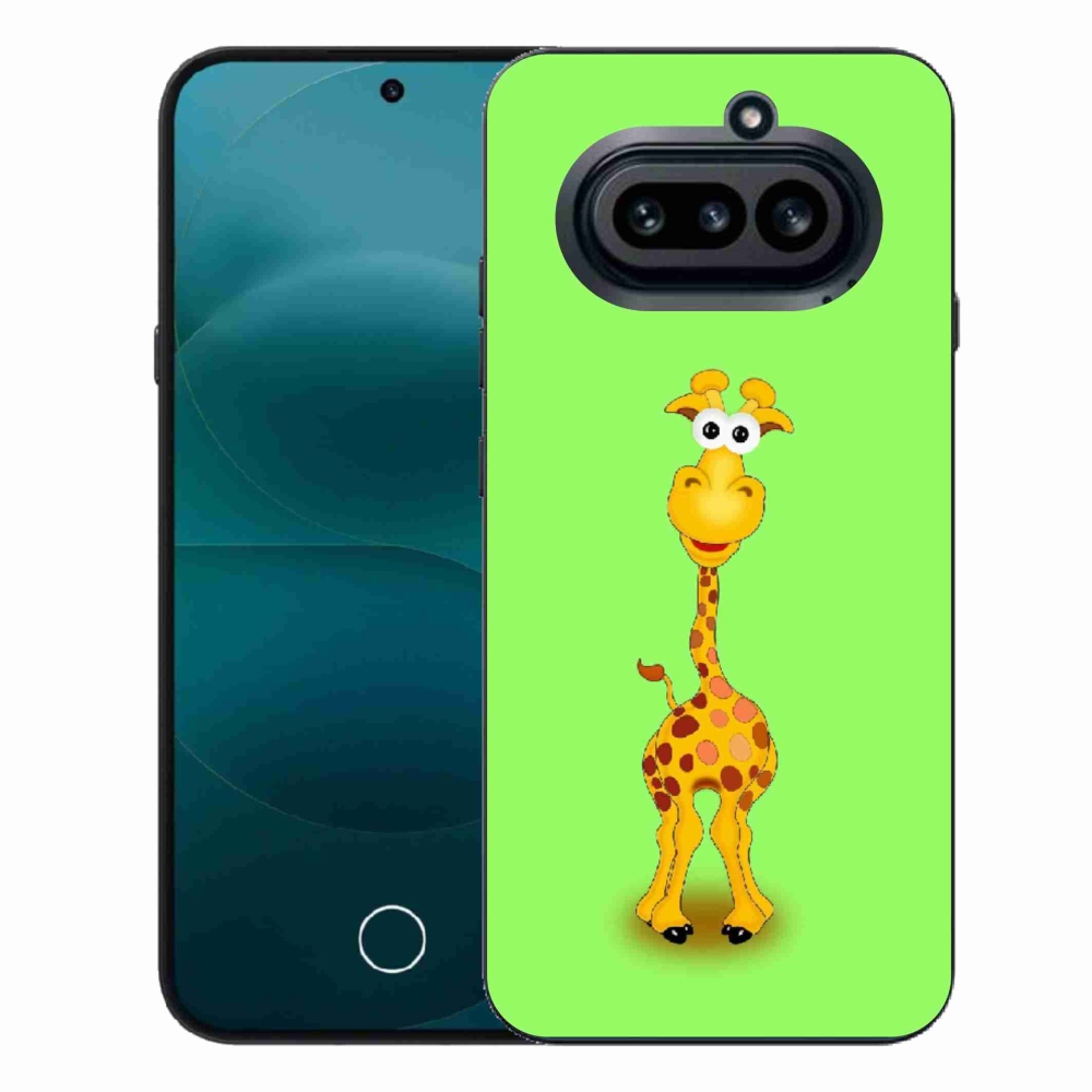 Gélový kryt mmCase na Nothing Phone (4a) - kreslená žirafa