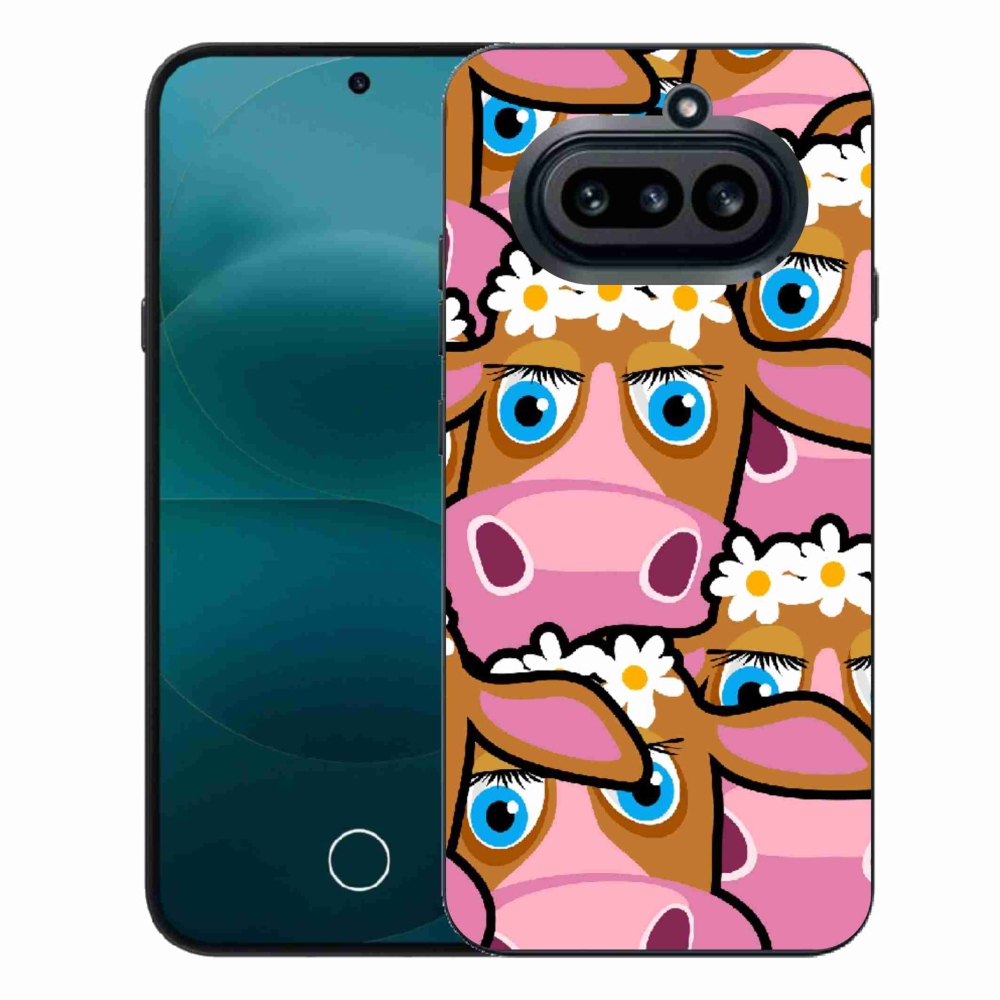Gélový kryt mmCase na Nothing Phone (4a) - kreslené kravičky