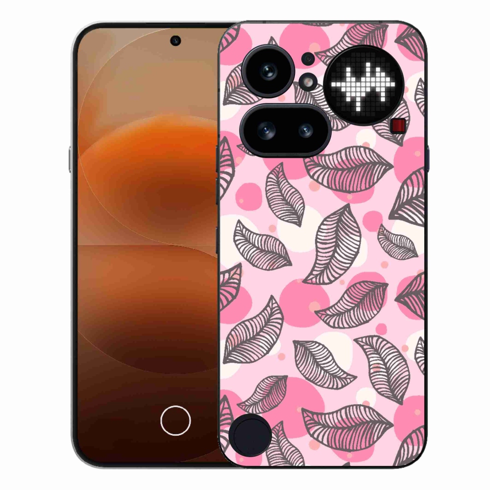 Gélový kryt mmCase na Nothing Phone (4a) - kreslené padajúce listy