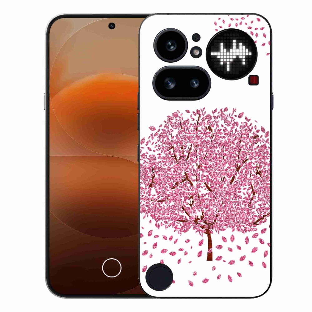 Gélový kryt mmCase na Nothing Phone (4a) - kreslený strom s listami