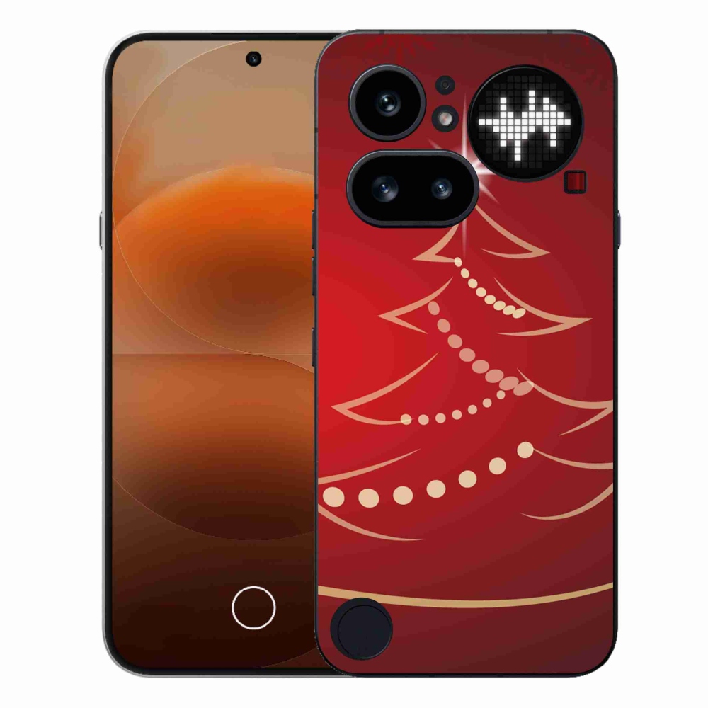 Gélový kryt mmCase na Nothing Phone (4a) - kreslený vianočný stromček