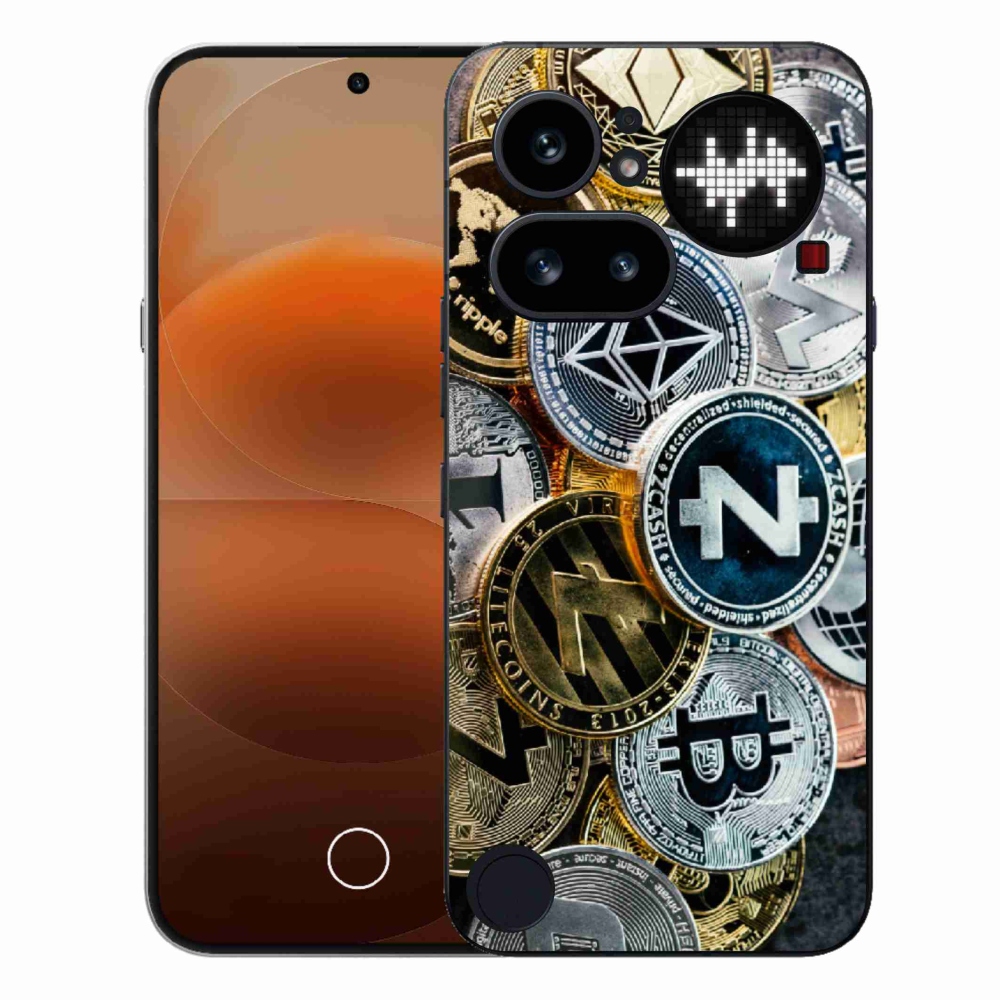 Gélový kryt mmCase na Nothing Phone (4a) - kryptomeny