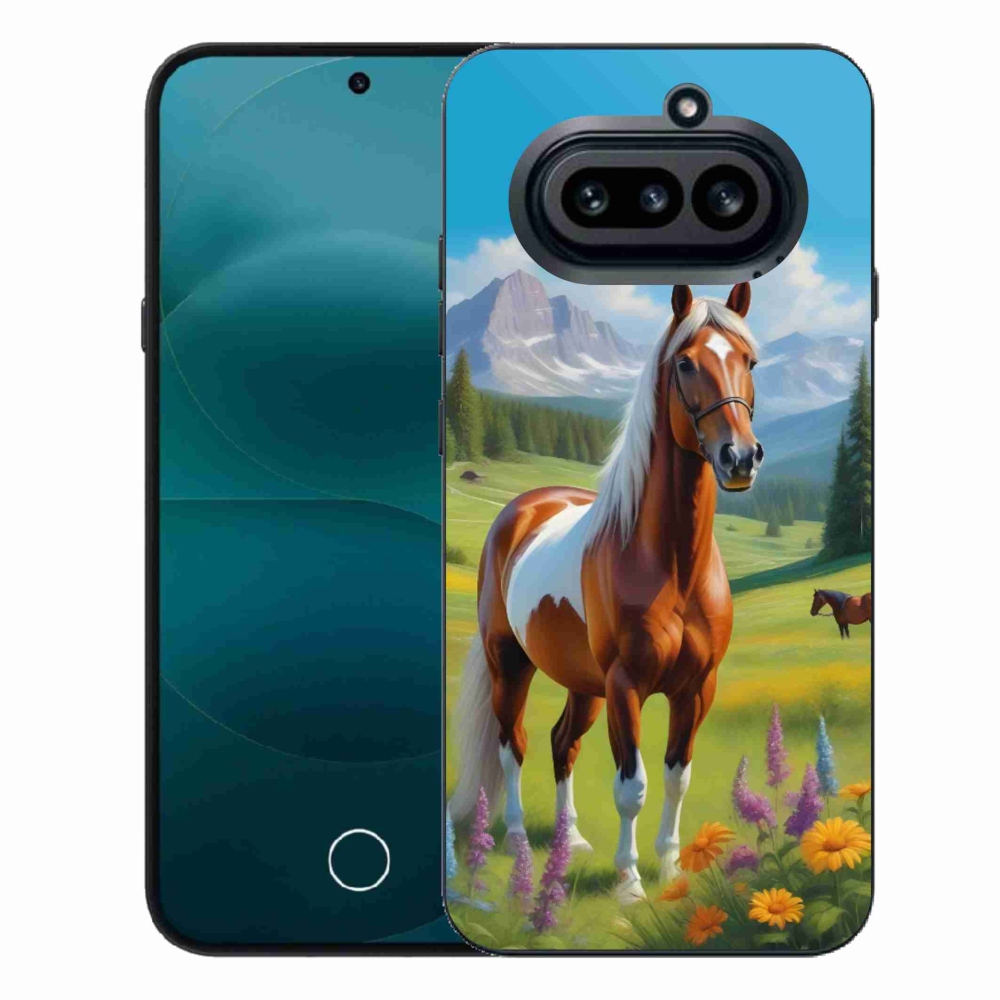 Gélový kryt mmCase na Nothing Phone (4a) - kôň na lúke