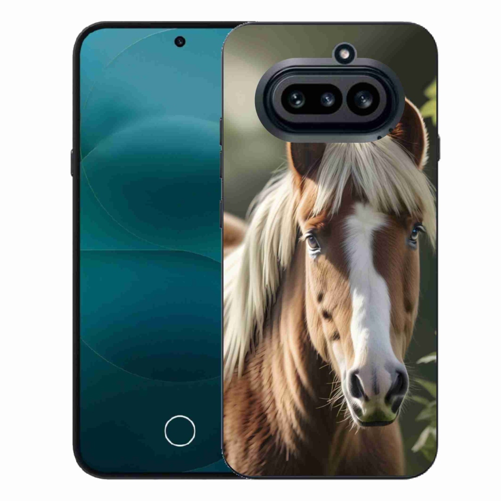 Gélový kryt mmCase na Nothing Phone (4a) - kôň so svetlou hrivou