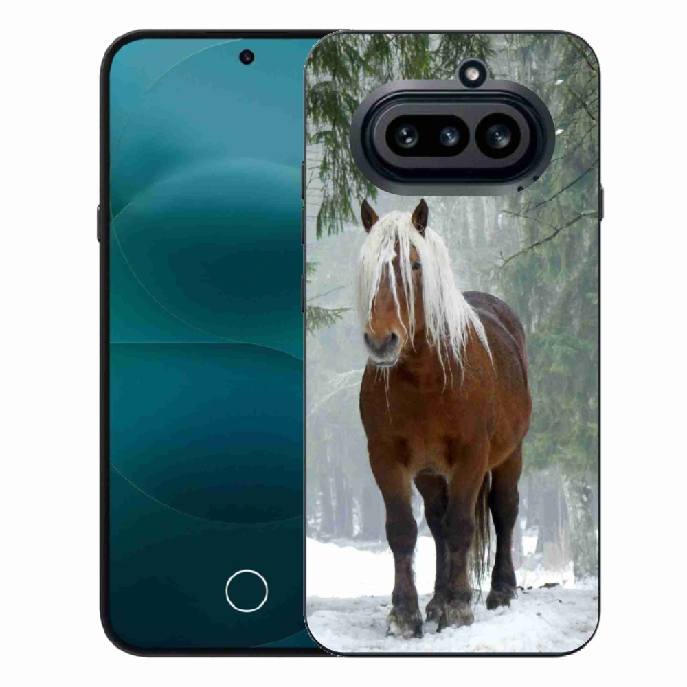 Gélový kryt mmCase na Nothing Phone (4a) - kôň v lese