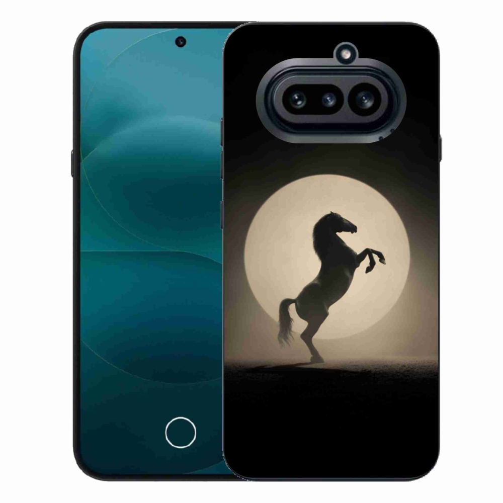 Gélový kryt mmCase na Nothing Phone (4a) - kôň v siluete