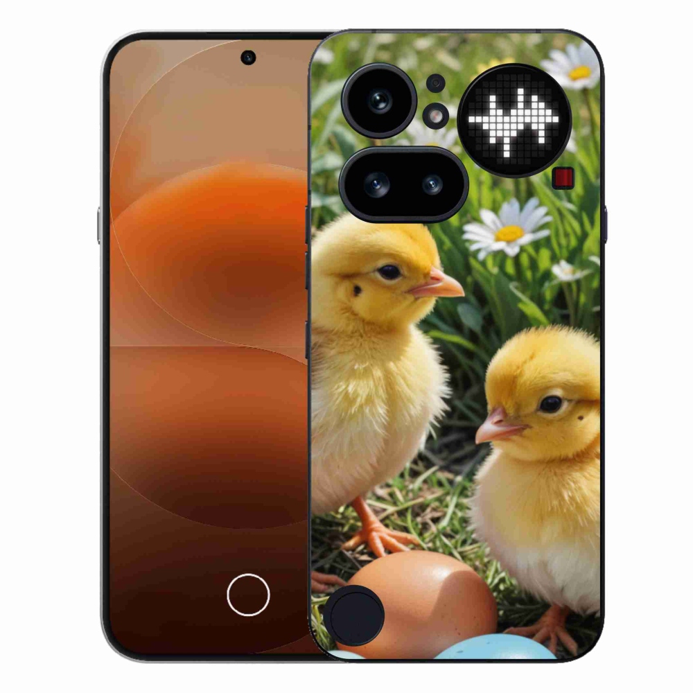 Gélový kryt mmCase na Nothing Phone (4a) - kuriatka