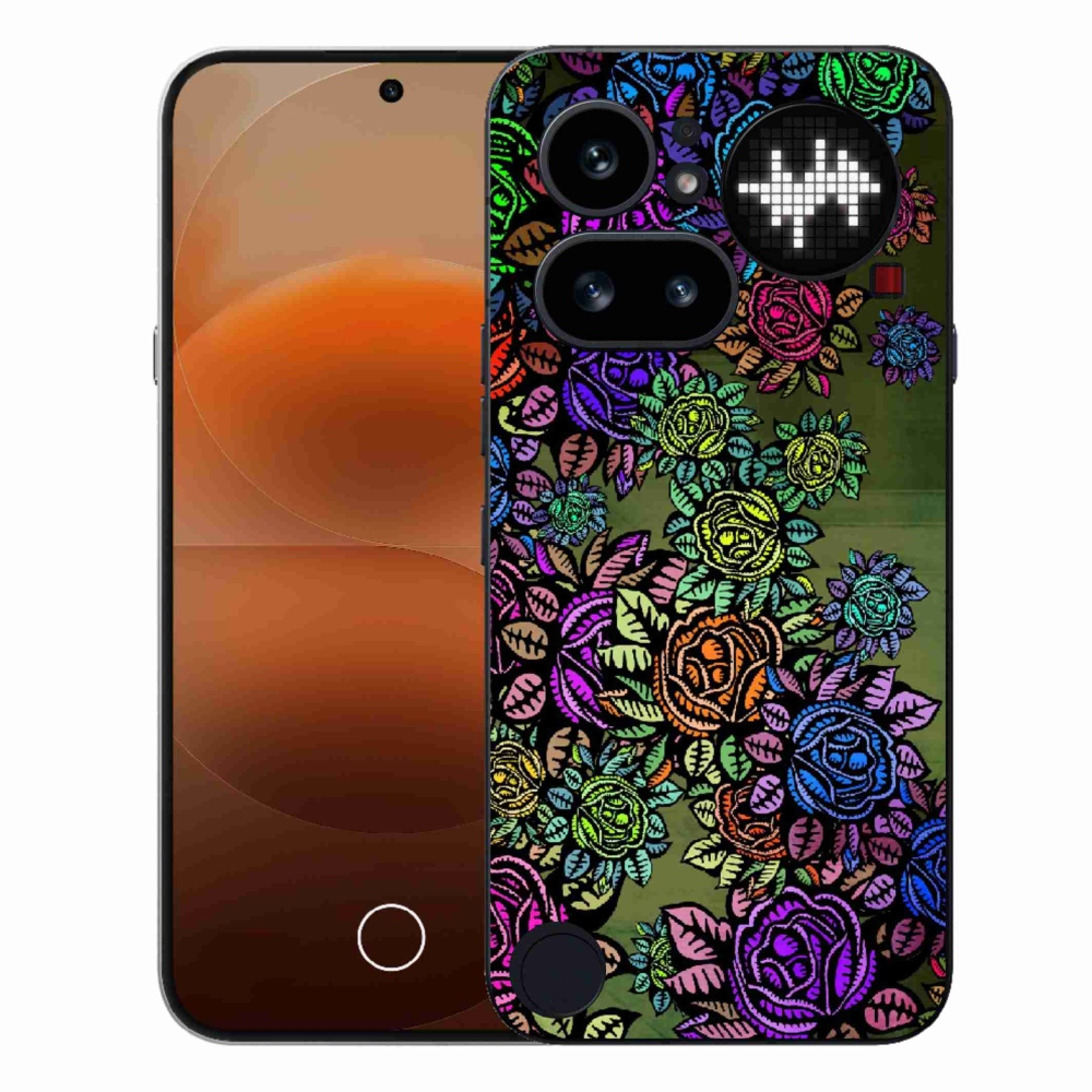 Gélový kryt mmCase na Nothing Phone (4a) - kvety 6