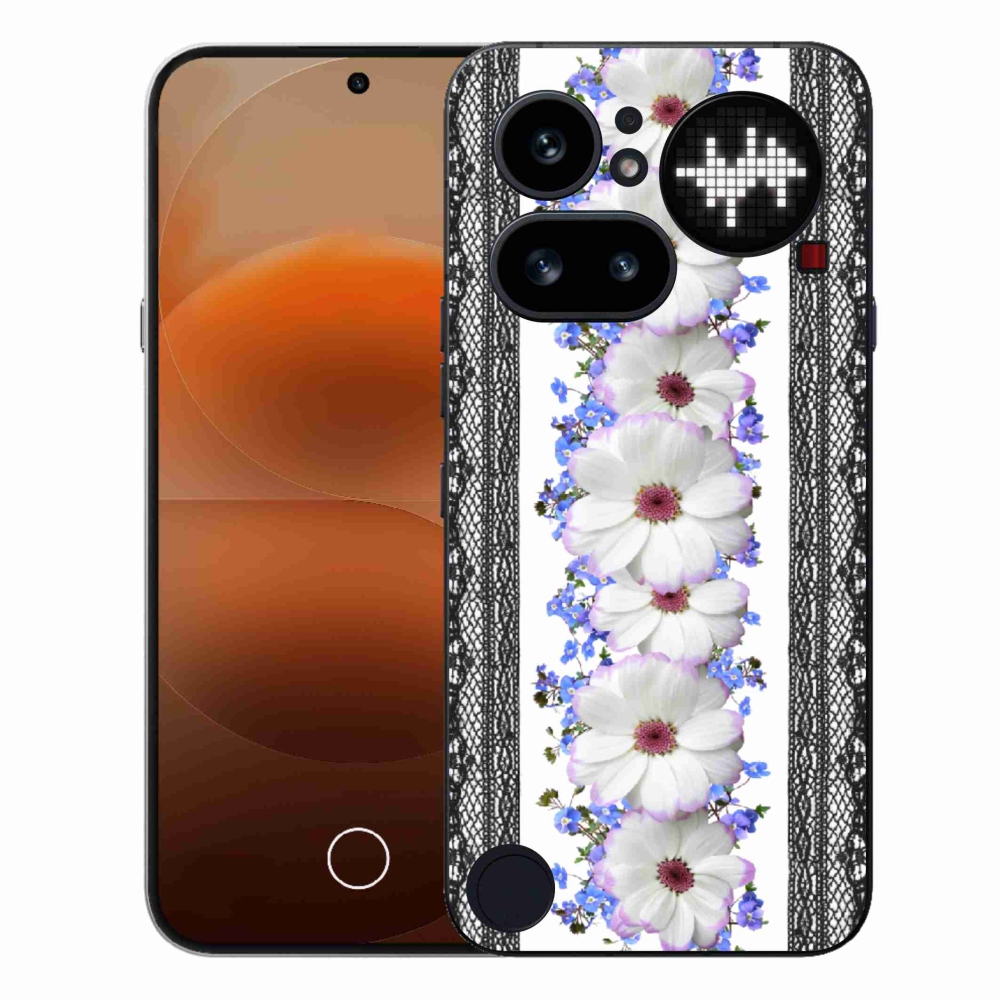 Gélový kryt mmCase na Nothing Phone (4a) - kvety 8