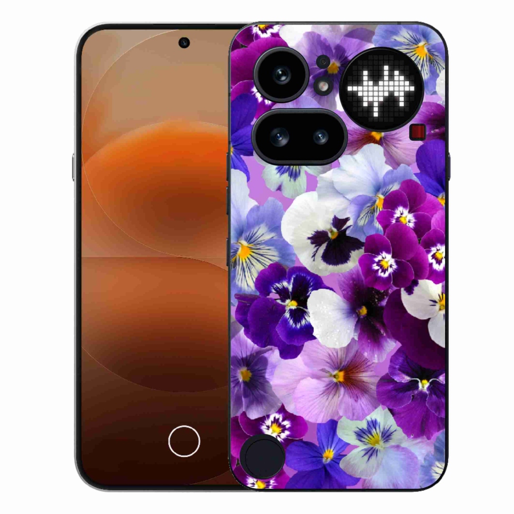Gélový kryt mmCase na Nothing Phone (4a) - kvety 9