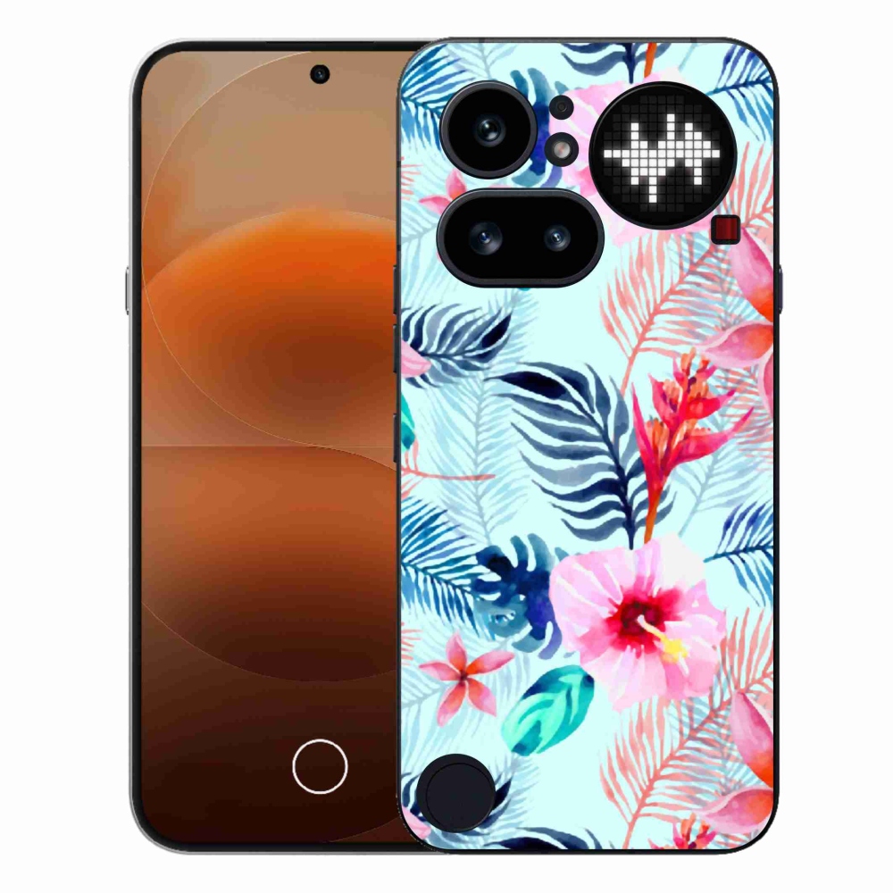 Gélový kryt mmCase na Nothing Phone (4a) - kvety