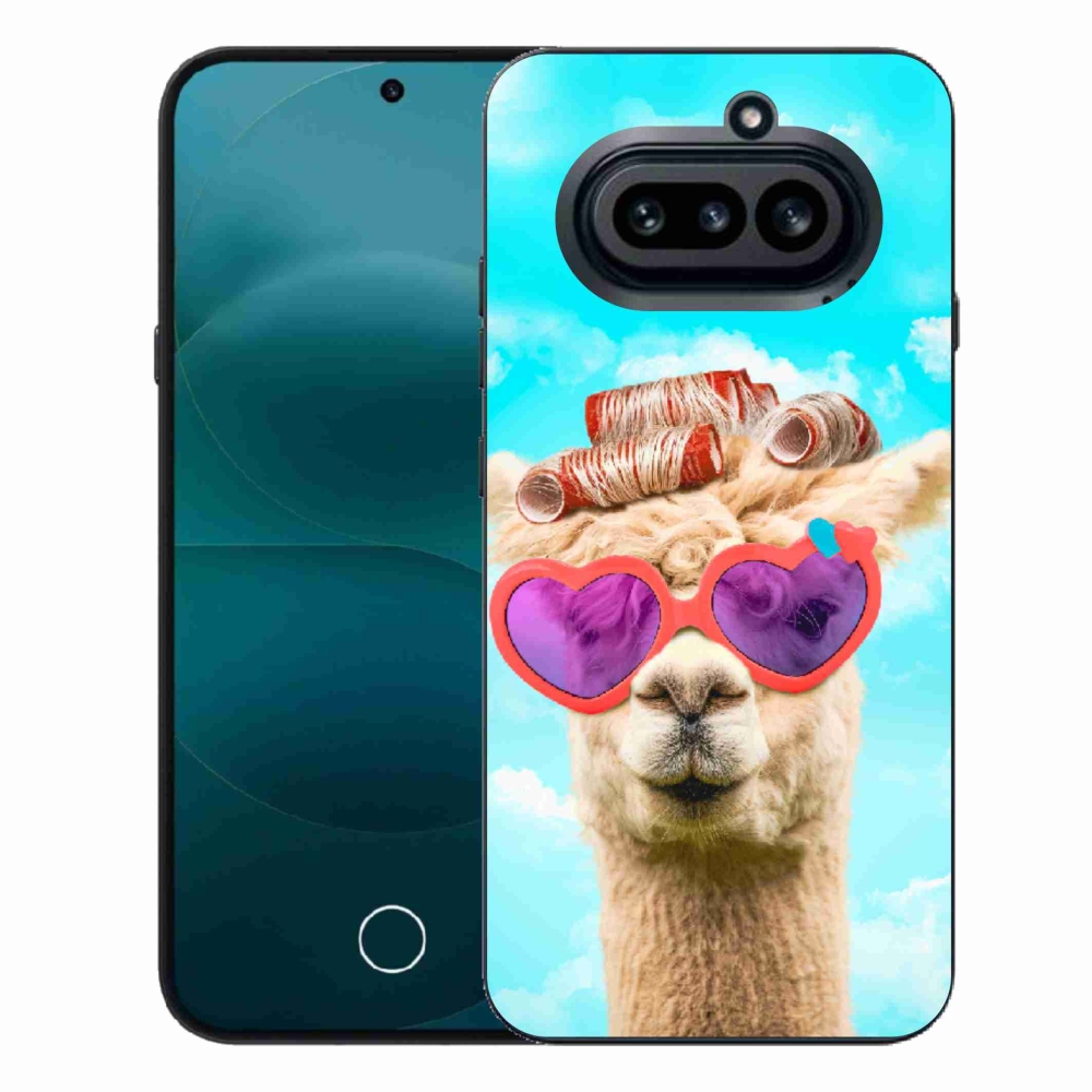 Gélový kryt mmCase na Nothing Phone (4a) - lama s okuliarmi