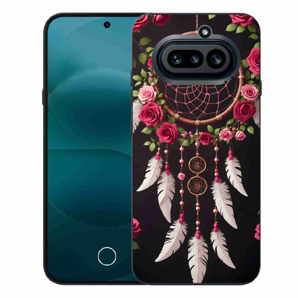 Gélový kryt mmCase na Nothing Phone (4a) - lapač snov s ružami