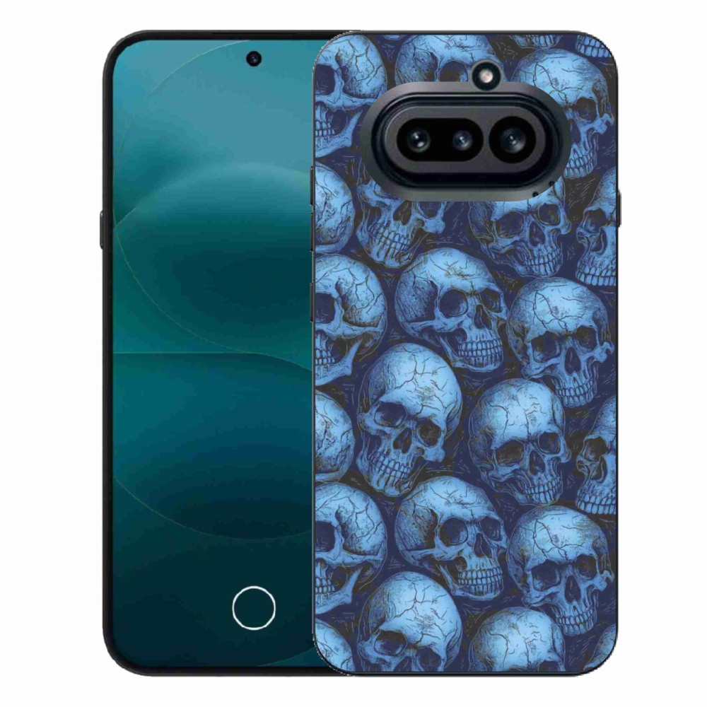 Gélový kryt mmCase na Nothing Phone (4a) - lebky