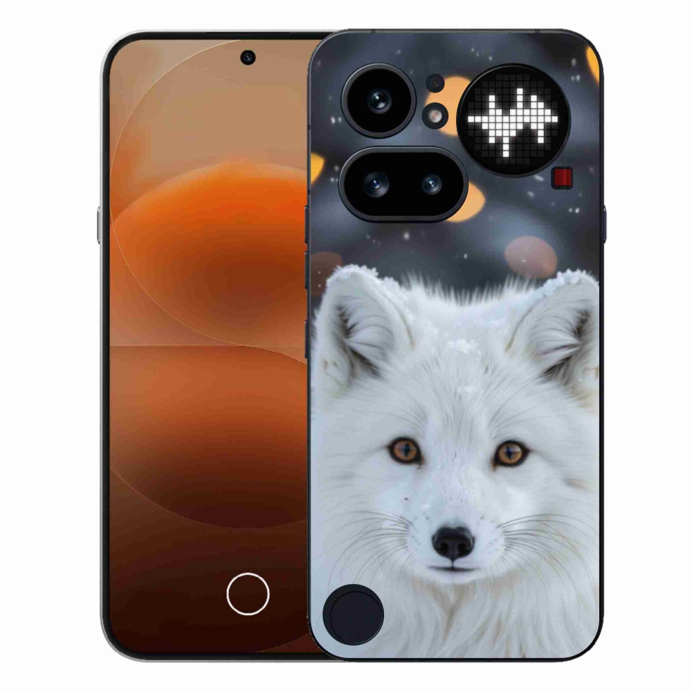 Gélový kryt mmCase na Nothing Phone (4a) - líška polárna