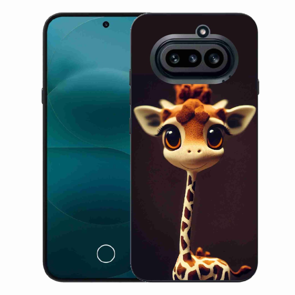 Gélový kryt mmCase na Nothing Phone (4a) - malá žirafa