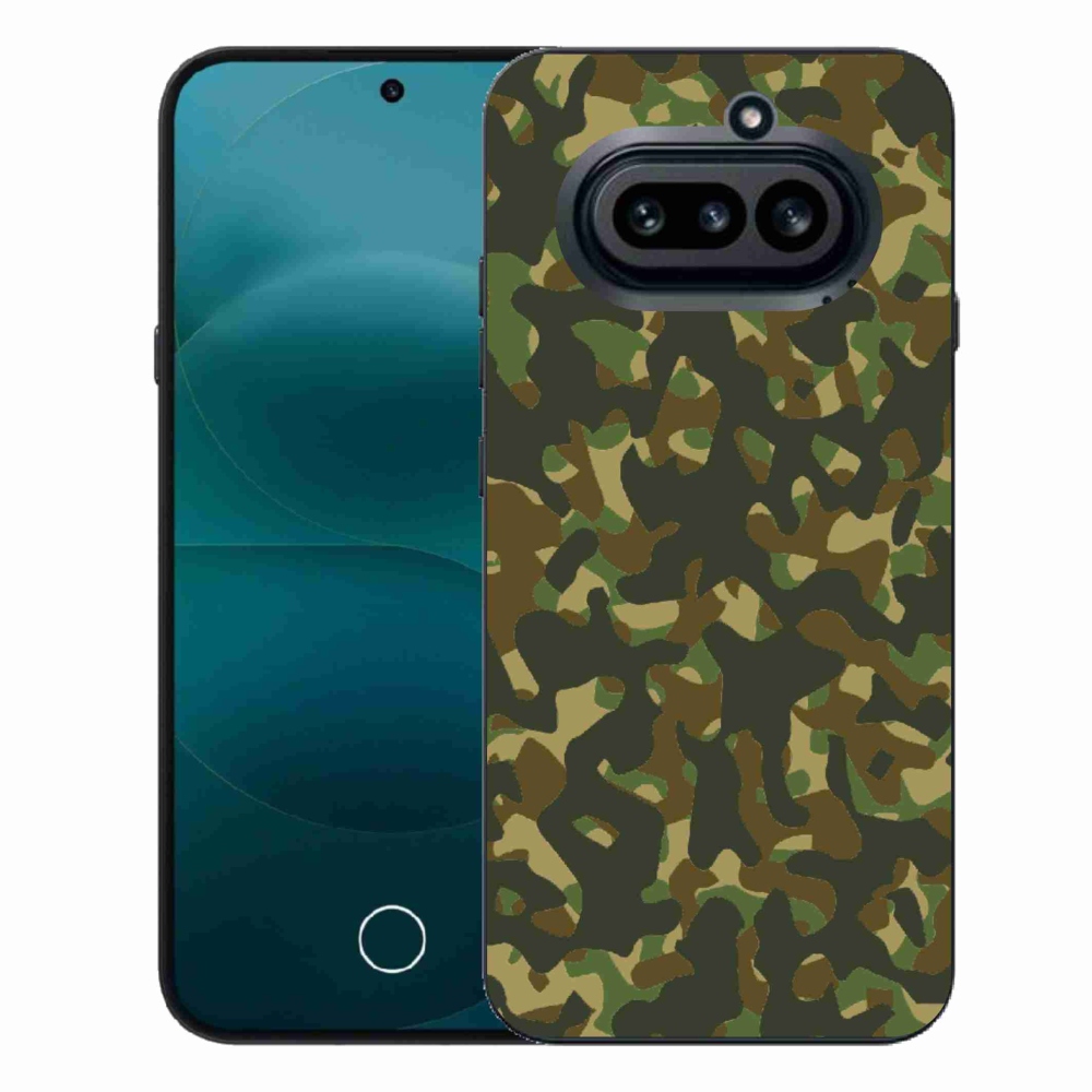 Gélový kryt mmCase na Nothing Phone (4a) - maskáčový vzor 1